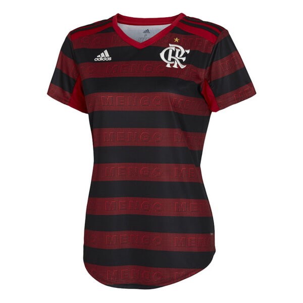 Camiseta Flamengo 1ª Mujer 2019-2020 Rojo Negro